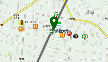 ココカラファイン 学芸大学駅前店の地図画像