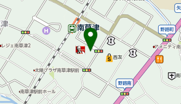 ココカラファイン フェリエ南草津店の地図画像