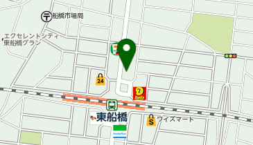 ココカラファイン 東船橋店の地図画像