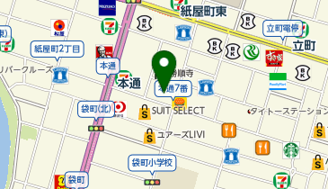 ココカラファイン 広島本通店の地図画像