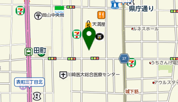 ドラッグセガミ 岡山表町店の地図画像