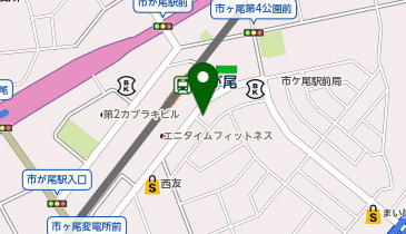 ココカラファイン 市ケ尾店の地図画像