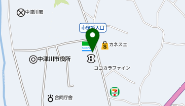ココカラファイン 中村店の地図画像