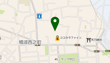 ココカラファイン 橋波店の地図画像