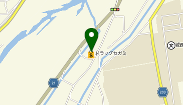ドラッグセガミ 名東店の地図画像