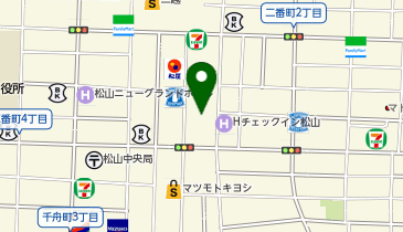 パワードラッグワンズ 大街道店の地図画像