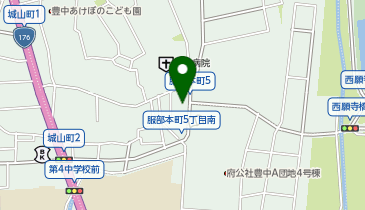 ココカラファイン 豊中城山店の地図画像