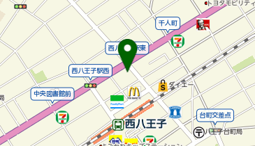 ヘルスケアセイジョー 西八王子店の地図画像