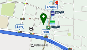 ココカラファイン あべのベルタ店の地図画像