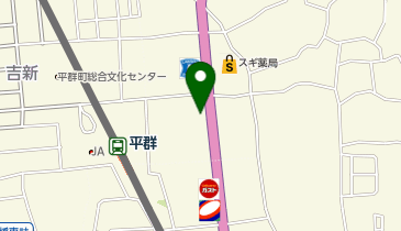 ココカラファイン 平群北店の地図画像