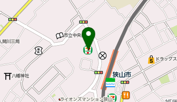 ヘルスケアセイジョー 狭山市駅前店の地図画像