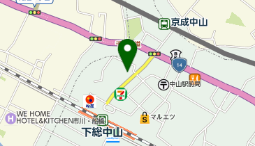 ココカラファイン 下総中山店の地図画像
