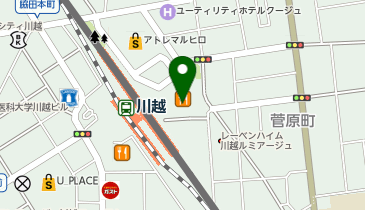 ココカラファイン 川越駅前店の地図画像