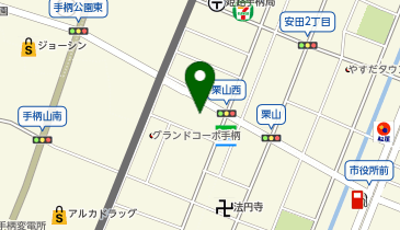 ドラッグストアライフォート 手柄店の地図画像