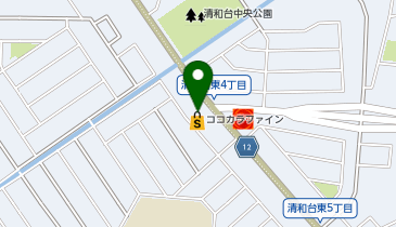 ココカラファイン清和台店の地図画像