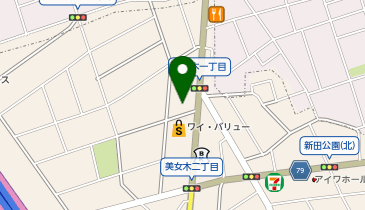 デイリーケアセイジョー 美女木店の地図画像