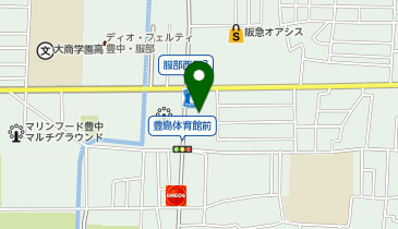 ココカラファイン 服部店の地図画像