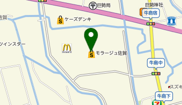 ココカラファイン モラージュ佐賀店の地図画像