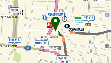 ココカラファイン 名鉄岐阜駅店の地図画像