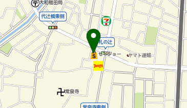 セイジョー 大和渋谷店の地図画像