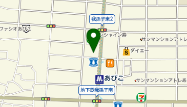 ココカラファイン あびこ駅前店の地図画像