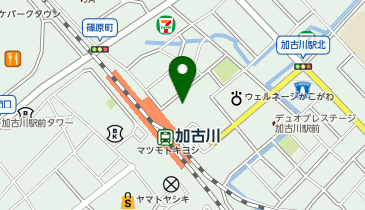 ココカラファイン 加古川駅前店の地図画像