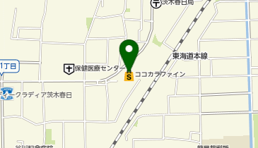 ココカラファイン 茨木春日店の地図画像
