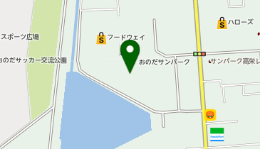 ココカラファイン おのだサンパーク店の地図画像