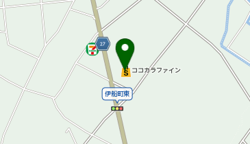 ココカラファイン 伊船店の地図画像