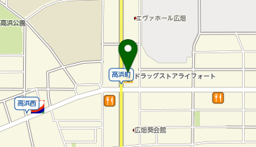 ドラッグストアライフォート 広畑店の地図画像