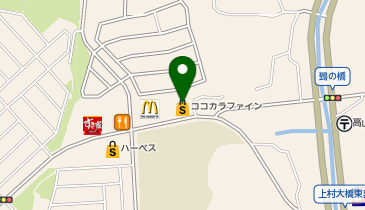 ココカラファイン 上町台店の地図画像