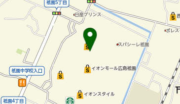 ココカラファイン 広島祇園店の地図画像