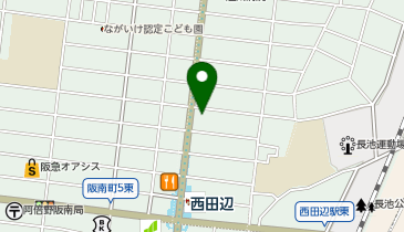ココカラファイン 西田辺店の地図画像