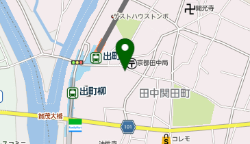 ココカラファイン 出町柳店の地図画像