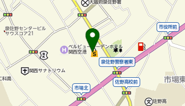 ココカラファイン コープ泉佐野店の地図画像