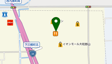 ココカラファイン イオンモール大和郡山店の地図画像