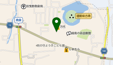 ココカラファイン 島泉店の地図画像