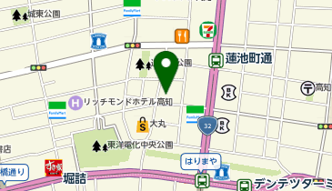 ココカラファイン はりまや橋店の地図画像