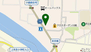 ココカラファイン クロスガーデン川崎店の地図画像
