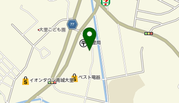 ドラッグセガミ 大里店の地図画像