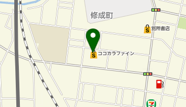 ココカラファイン 修成店の地図画像
