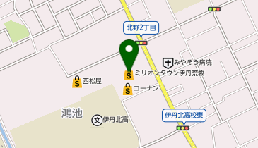 ドラッグセガミ 伊丹荒牧店の地図画像