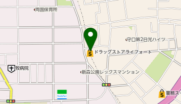 ドラッグストアライフォート 南寺方店の地図画像