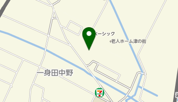 ジップドラッグ 一身田店の地図画像