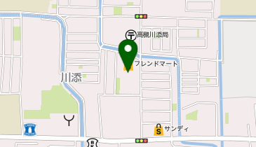 ココカラファイン 高槻川添店の地図画像