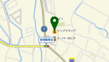 ジップドラッグ 安濃店の地図画像