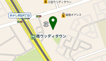 ドラッグストアライフォート 南ウッディタウン店の地図画像