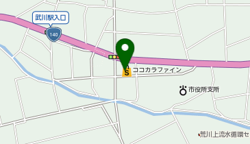 ココカラファイン 深谷川本店の地図画像