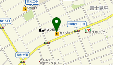 セイジョー 羽村店の地図画像