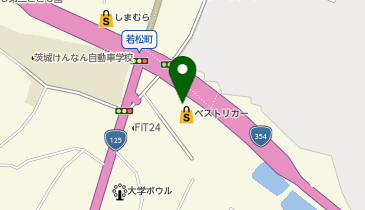 ココカラファイン 土浦真鍋店の地図画像